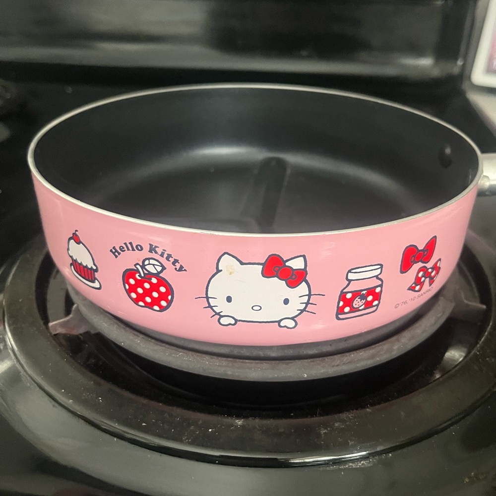 Sanrio Pink and Red Hello Kitty Pan